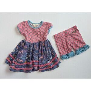 Matilda Jane Dress 2T Science Hypothesis Girls Choose Your Path Bow Set Outfit